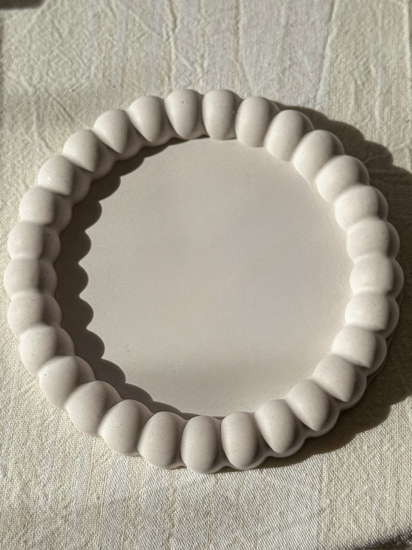 Handmade Gypsum Decorative Tray