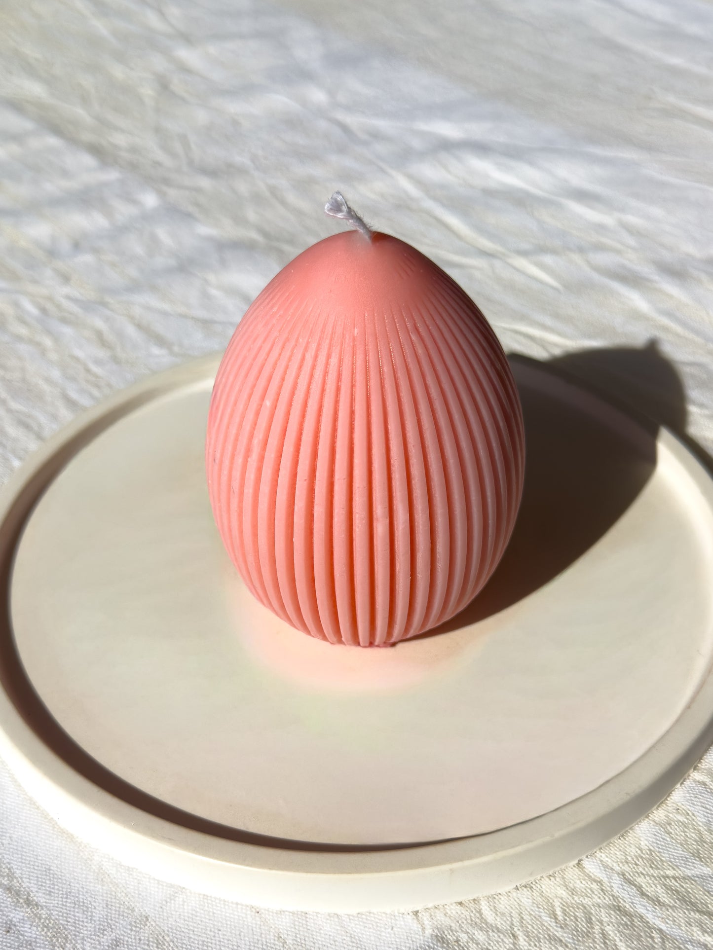 Ribbed Easter Egg Candle – 140gr