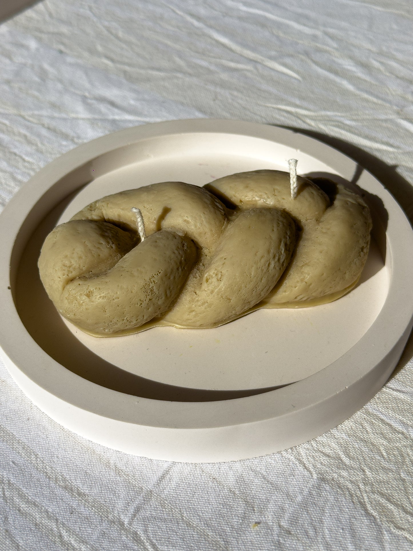 Tsoureki Candle – Scented Greek Easter Bread
