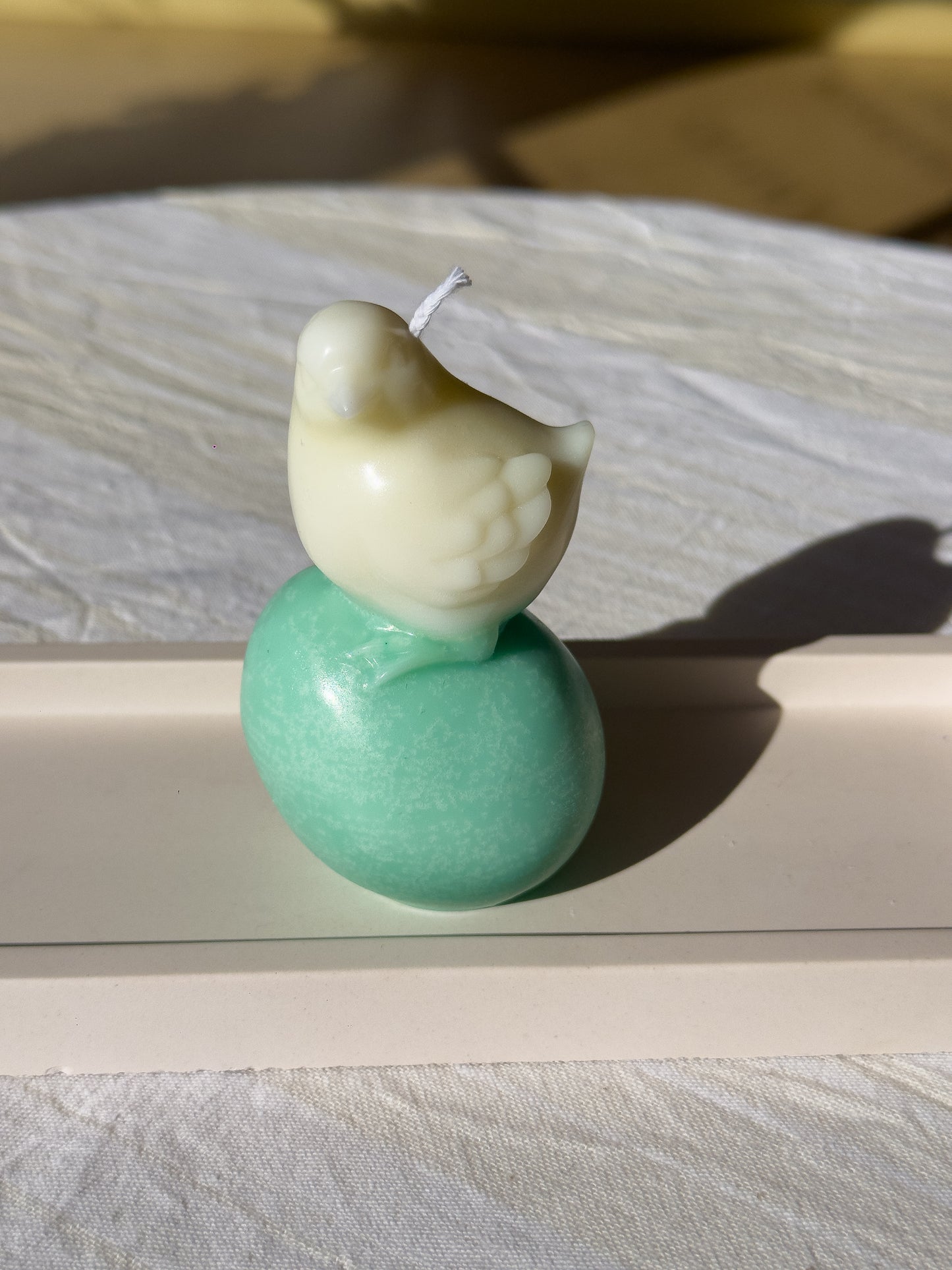 Easter Chick Egg Candle – Scented (100g)