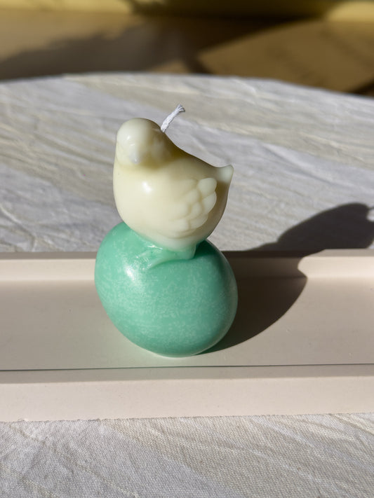 Easter Chick Egg Candle – Scented (100g)