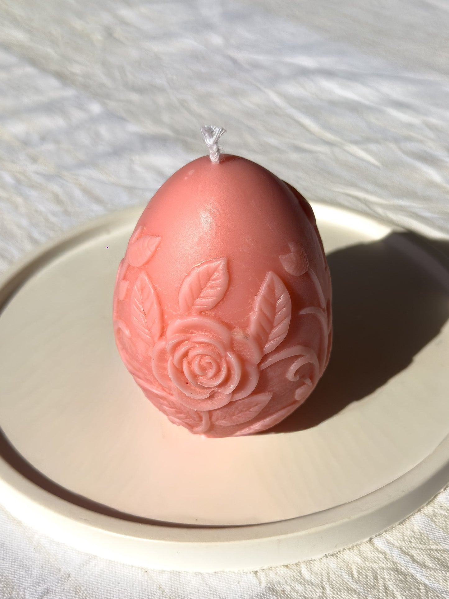 Carved Floral Easter Egg Candle – 120gr