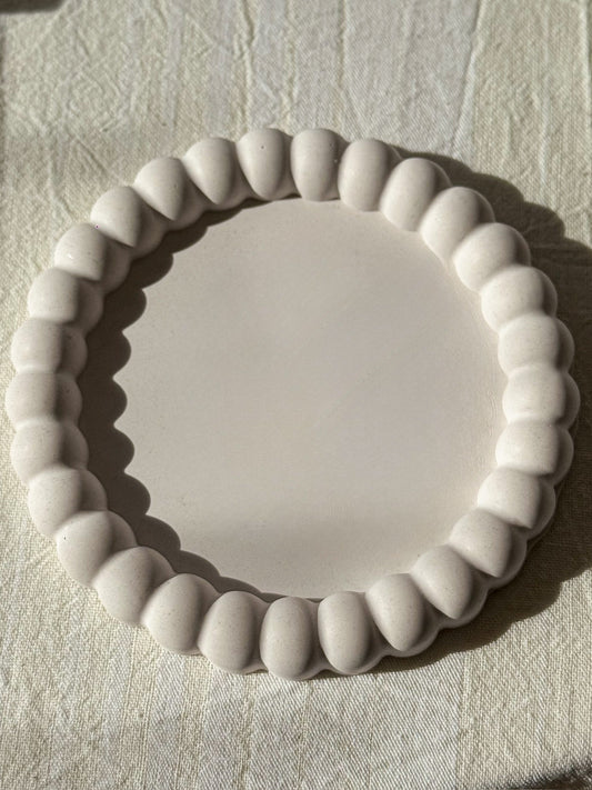Handmade Gypsum Decorative Tray