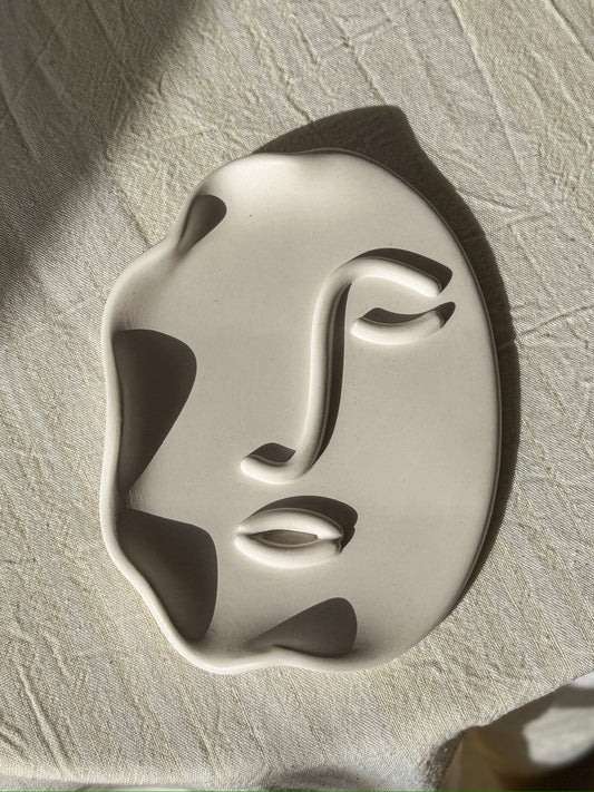 Handmade Gypsum Face Tray