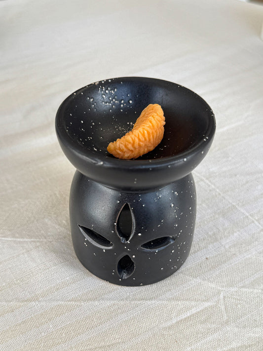 Black/Brown Speckled Ceramic Wax Melt Burner