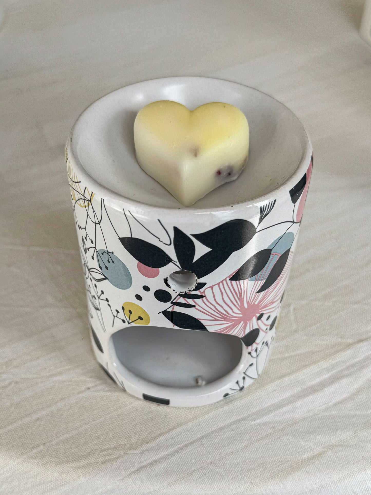 Botanical Print Ceramic Wax Melt Burner