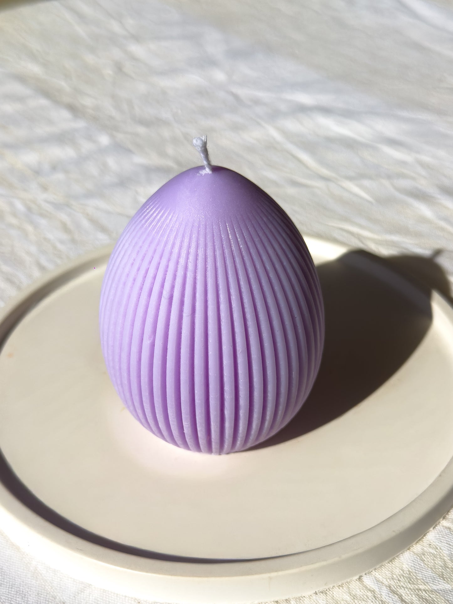 Ribbed Easter Egg Candle – 140gr