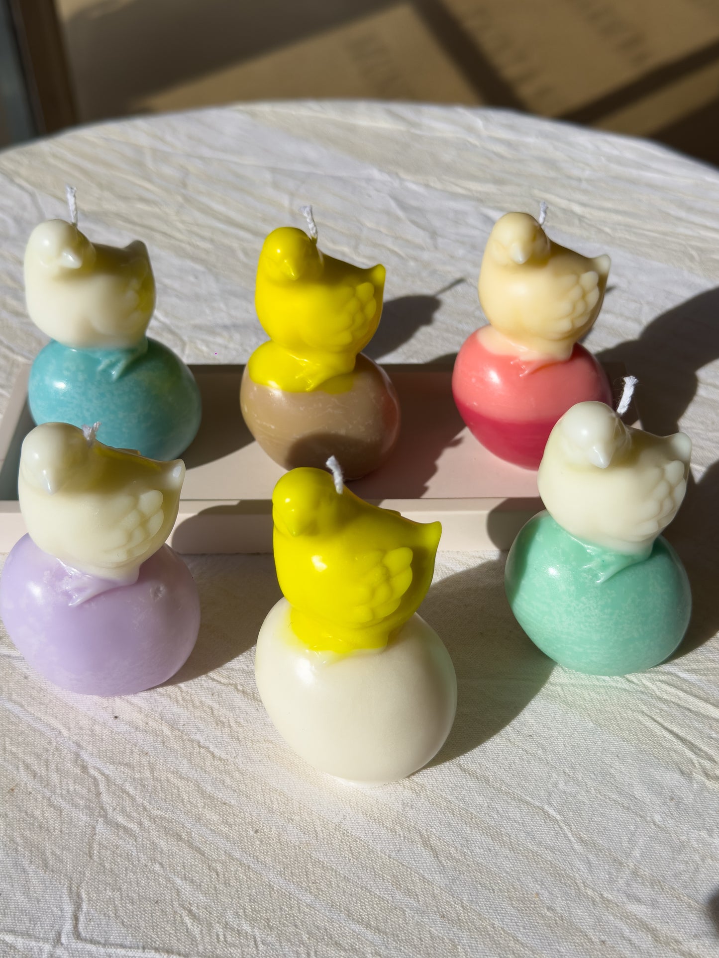 Easter Chick Egg Candle – Scented (100g)