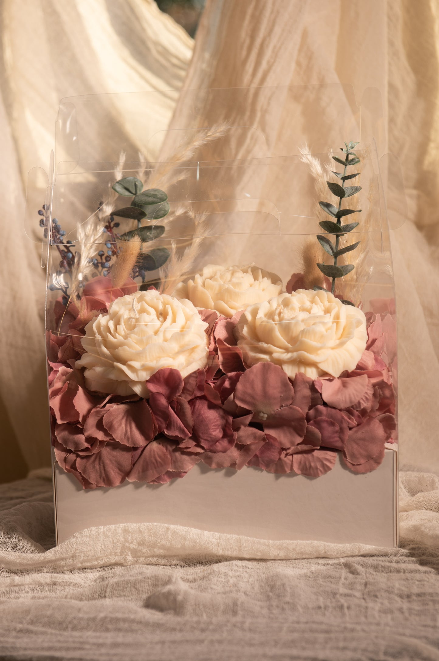 Flower Candle Gift Box