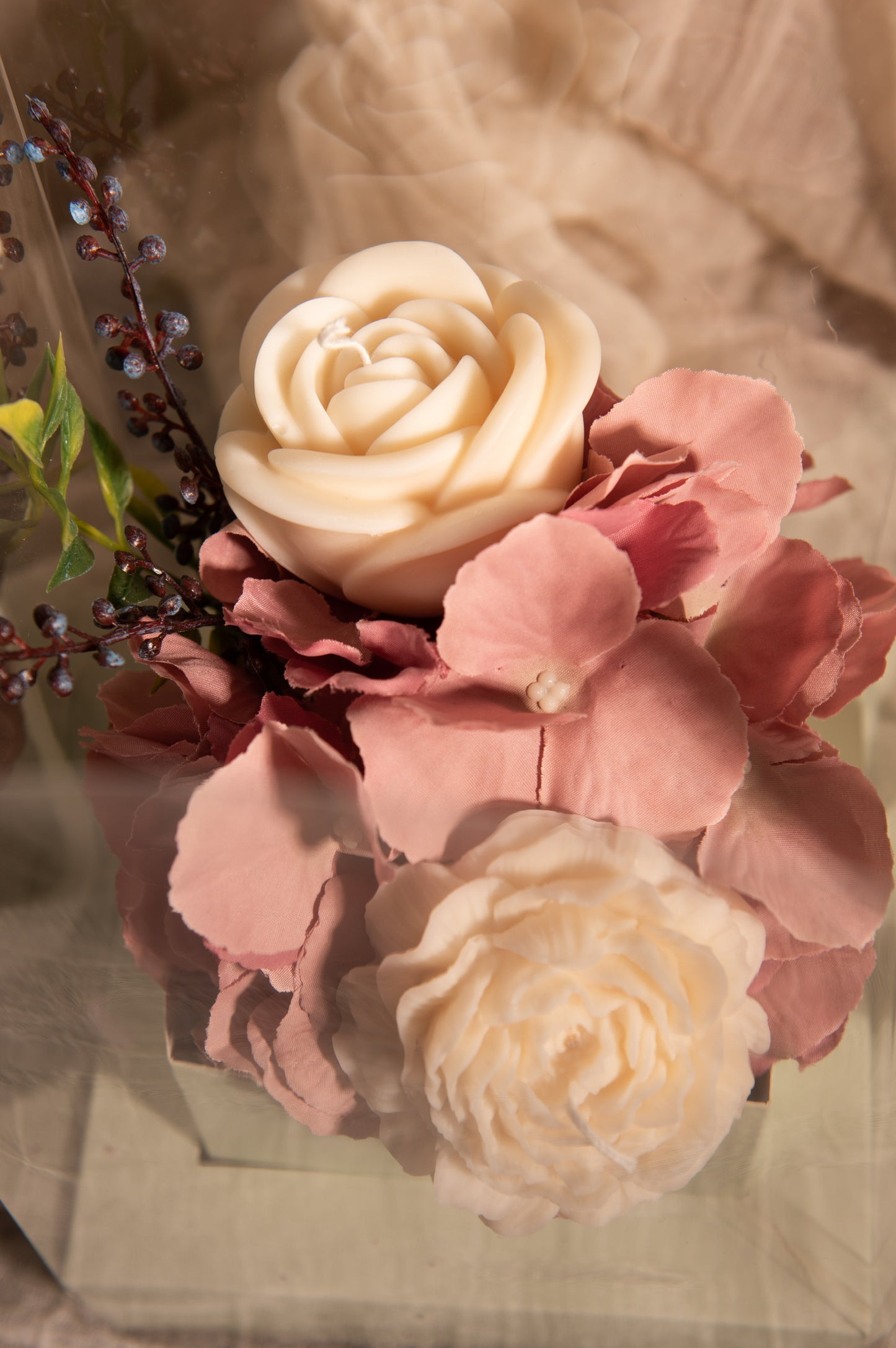 Flower Candle Gift Box