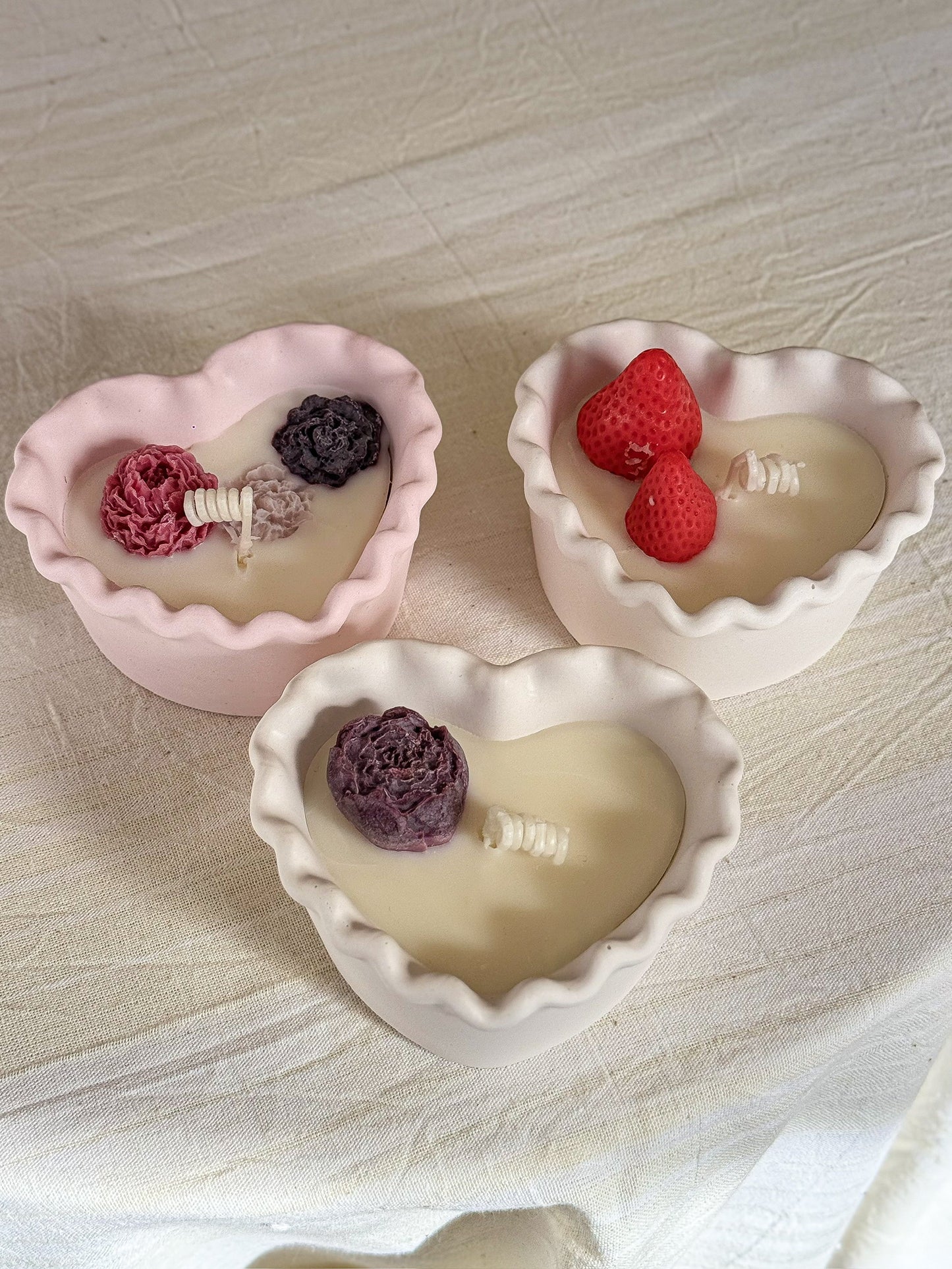 Heart Pour Candle Collection