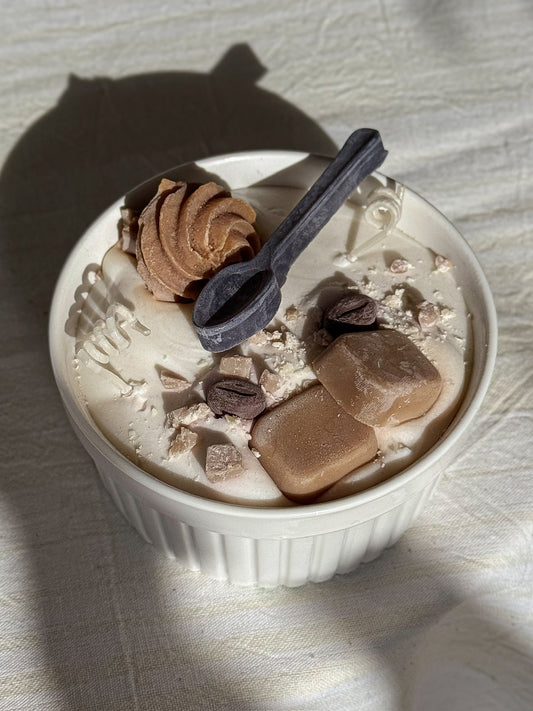 Coffee Crème Dessert Candle