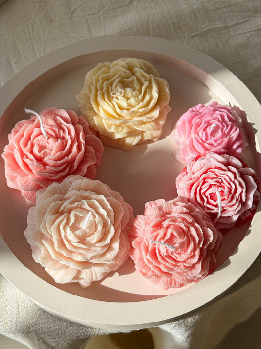 Peony Flower – Scented Candle